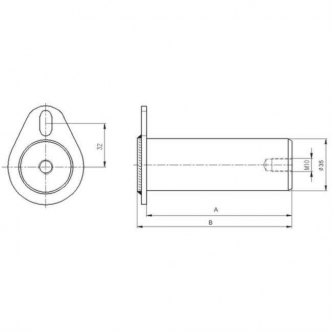 Pin for the Ama 35x155mm elevator